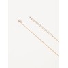 Beams Heart Women's Long Necklace, Nuance Motif, Gold One Size