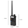 BAOFENG UV-5R Dual Band Two Way Radio (Black), 144-148MHz &