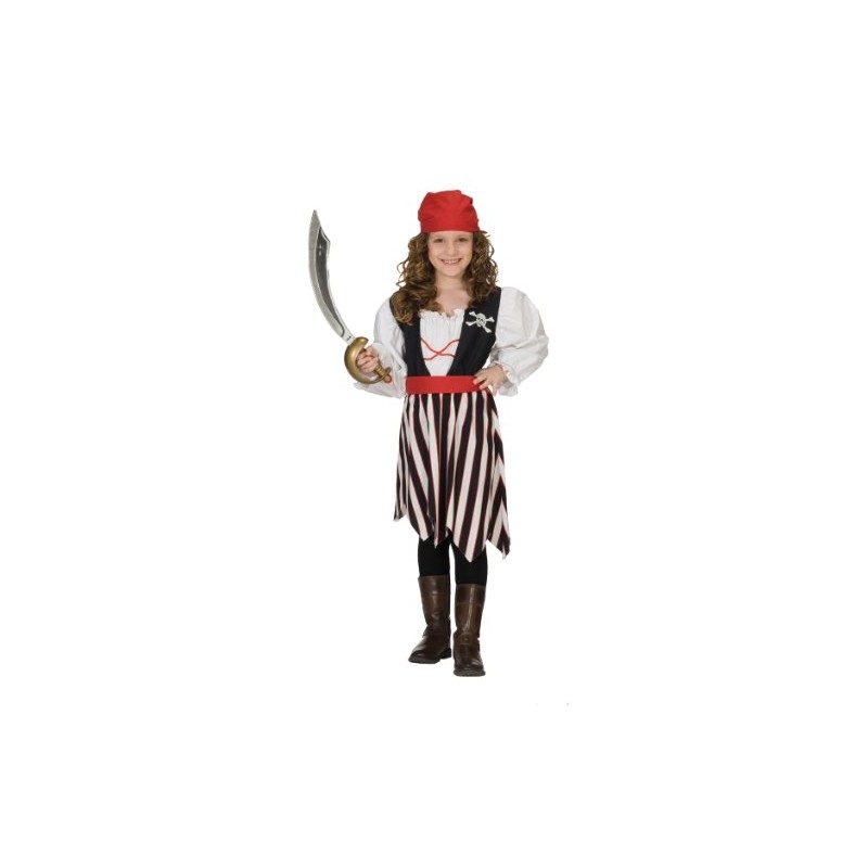 Rubies 1 2387 116 - Kostüm Piraten Girl Größe 116,