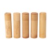 5pcs 12cm Length Travel Bamboo Tea Canister Tea Storage Container