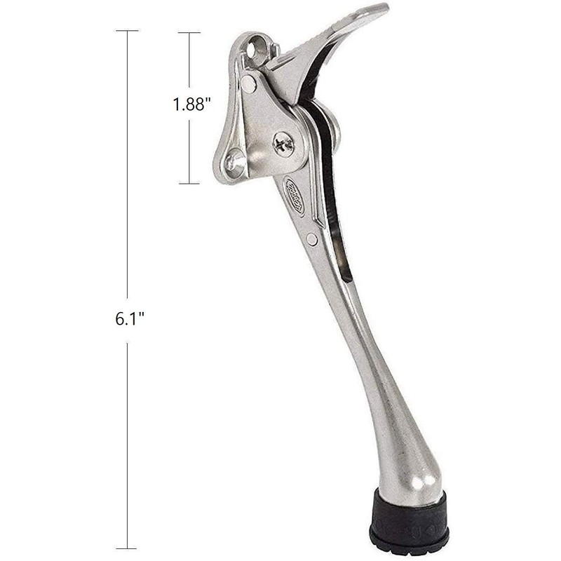 OGC 6-Inch Flip Down Door Stopper, Door-Mounted Kickdown Door Holder