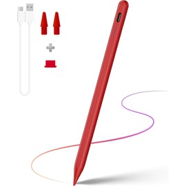 Stylus Pen for i-Pad 2018-2024, USB-C Fast Charge for i-Pad Pencil, Palm Rejection,Tilt Sensitivity,Pencil Comapatible Pad 10/9/8/7/6, Pad Pro 12.9"/11"/13" M4, Pad Air 5/4/3/11"-13" M2, Pad Mini 6/5