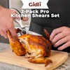 Gidli 2 Pack Kitchen Scissors & Kitchen Shears - Lifetime