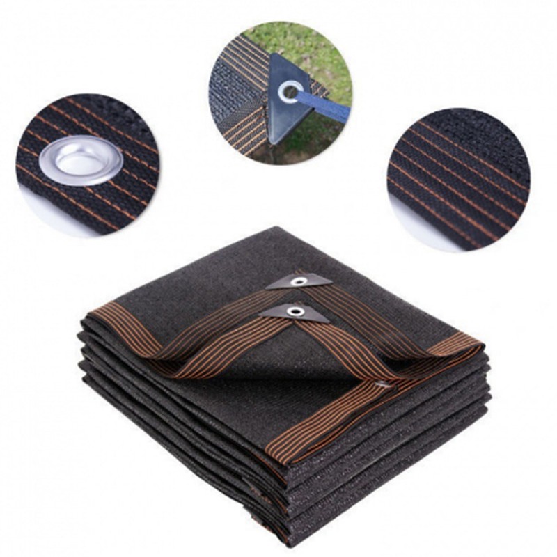 Black Shade Cloth Durable Garden Sun Shade Netting Antifreezing Sun