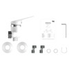 Eisl Speed NI168SCR White Color, 1 Piece, W/Shower Single Lever