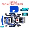 1RC ASPHALT LATE MODEL 1RC6059  WRAP  ARMOUR BLUE LITE