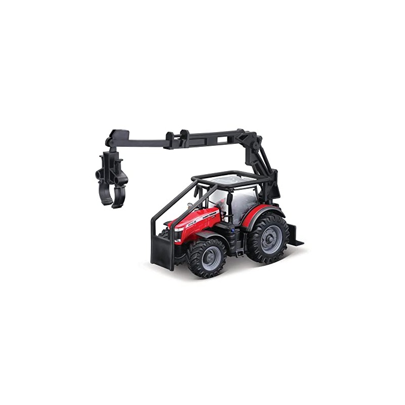 Bburago B18-31671 Die-Cast Massey FERGUSSON 8740S Tractor with Working Front