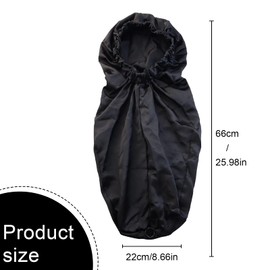 TCOTBE 3 Pcs Foldable Extra Long Sleeping Caps Soft Stain Satin Hair Braid Bonnet with Button Comfortable Single Lay Hair Covers Long Braids Bonnet for Women with Long Hair Deadlocks Curly Hair Blue