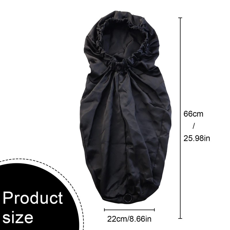 TCOTBE 3 Pcs Foldable Extra Long Sleeping Caps Soft Stain