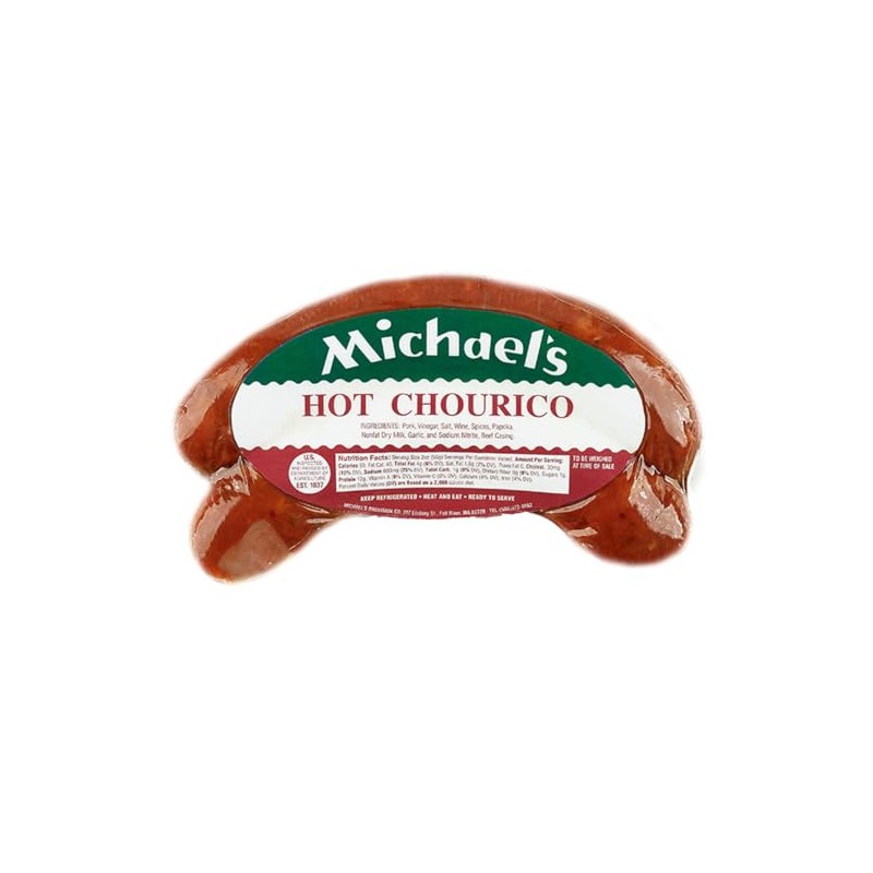 Portuguese "Hot" Chouriço by Michael's Provision Co. (1lb, 3-Pack)