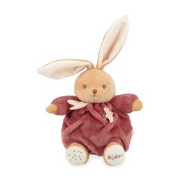Kaloo - Bordeaux Rabbit Soft Toy 17cm - Ultra-soft plush for baby - Tender companion from birth - Ideal size for little hands - Birth Gift - K214009