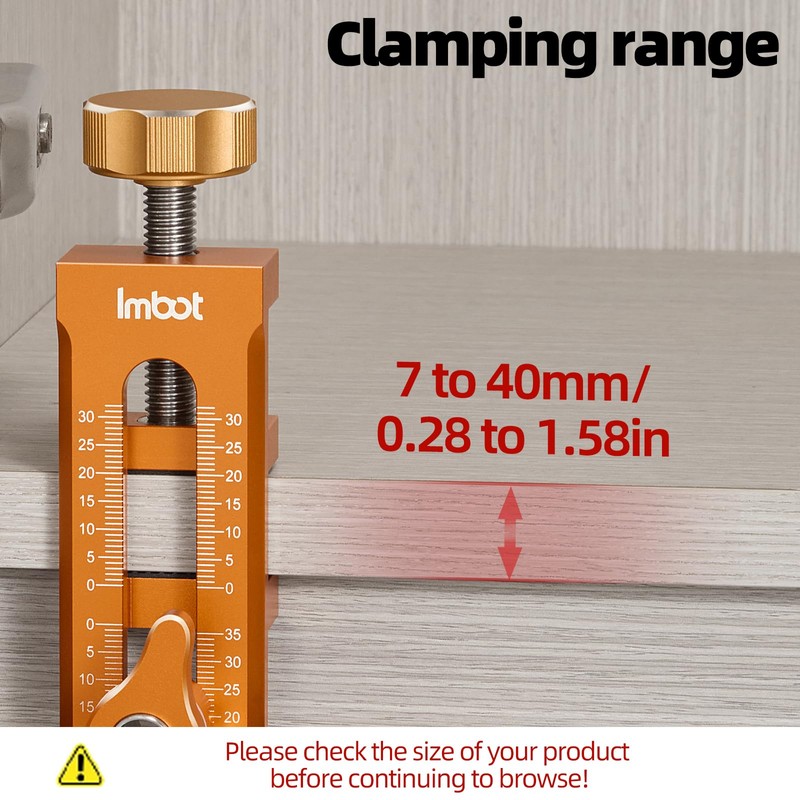 Imbot Cabinet Door Mounting Jig &With Base 3-In-1 Cabinet Door