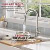 FORIOUS Kitchen Faucet with Pull Down Sprayer, Modern Single Hole