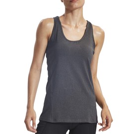 NELEUS Workout Running Racerback Long Tank Top for Women,8006,3 Pack,Grey,Light Blue,Rose red,2XL