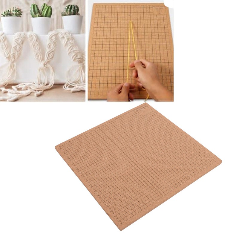 Braiding Board Reusable Lightweight Portable Grids Braiding Board for Braiding