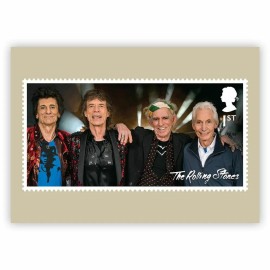 THE ROLLING STONES, ORIGINAL ROYAL MAIL POSTCARD, YEAR 2018 # 12