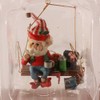 Enesco Wee Tree Trimmers Bunkie Ornament 1989 "Bunkie" 1st Pixie