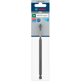Bosch 1 x Pro Pozidriv Impact Bit (220 x 50 mm, Professional Accessories Screwdriver, Screwdriver)