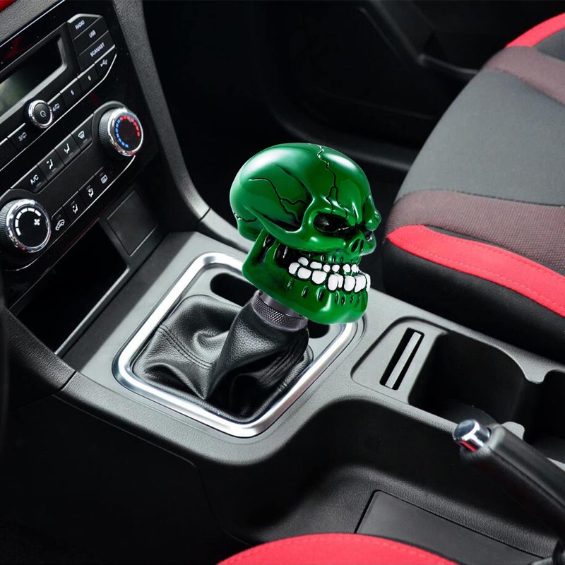 Arenbel Skull Gear Shift Knob Car Racing Handle Skeleton Shifter