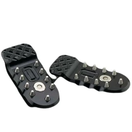 GTR Revolution Foot Pegs for Honda Hunter Cab CT125 / Revolution HONDA CT125 FOOT PEG Step Foot Rest Metal JA55 JA65 (Black Black)