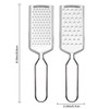 Cheese Grater for Kitchen 4 Sizes Stainless Steel Non-Slip Heavy-Duty