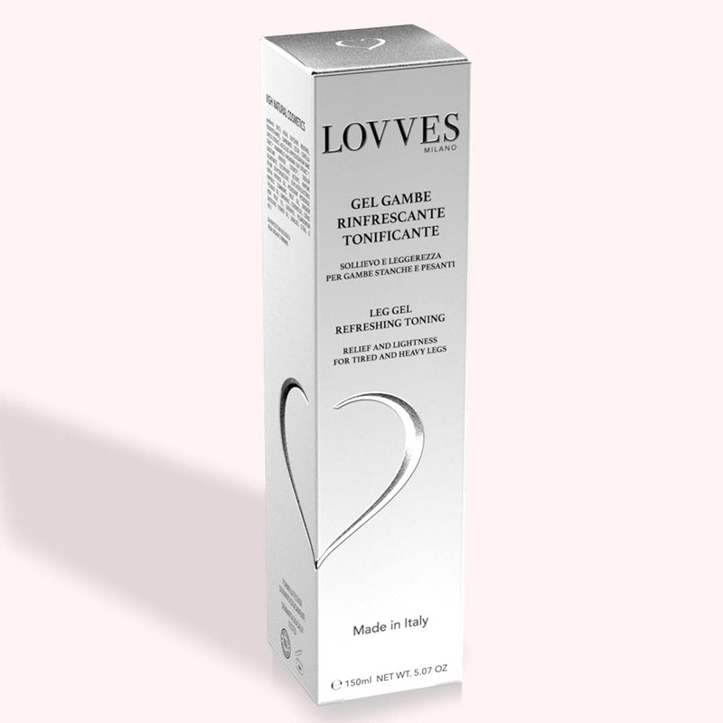 LOVVES Gel for Legs and Feet, High Natural Cosmetics, Refreshing,