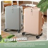 Vivikivi Luggage Replacement Wheels, 2 Pcs Universal Suitcase Double-Row Wheels