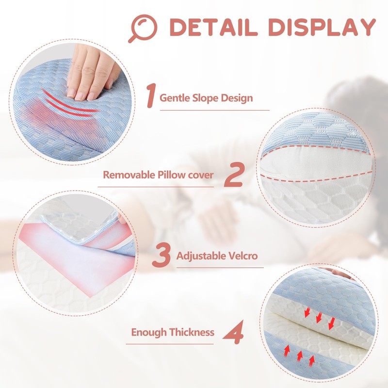 U-shaped pregnancy pillow, removable, washable nursing pillow, multifunctional waist support,