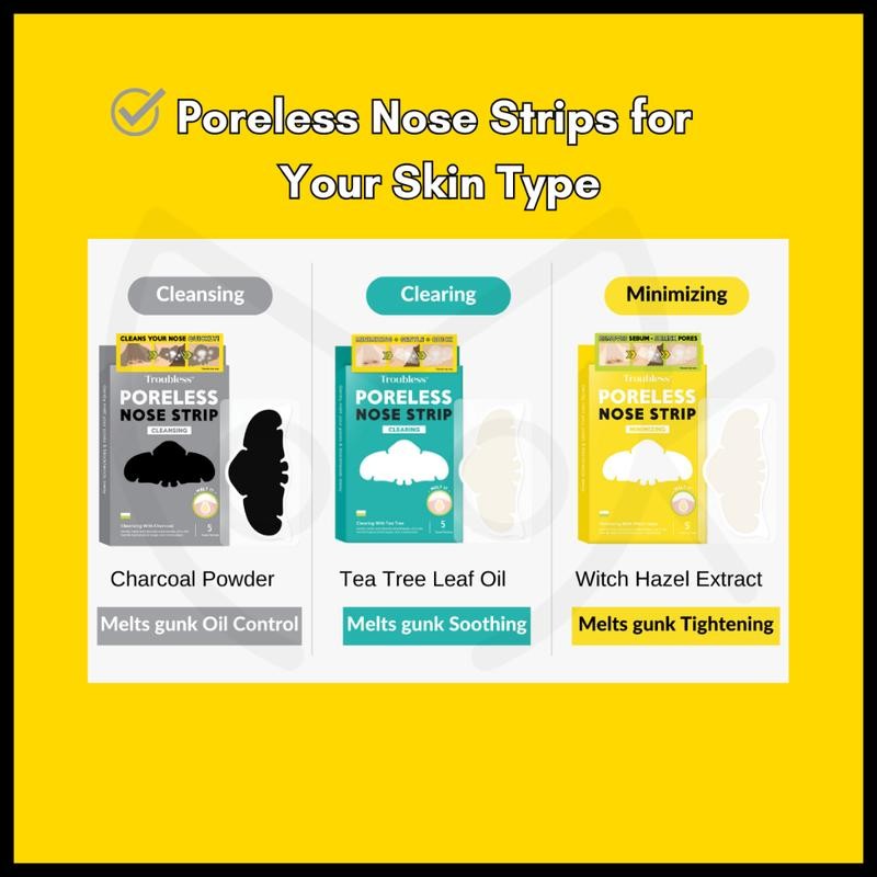 TROUBLESS PORELESS NOSE STRIP - Specification: CLEANSING