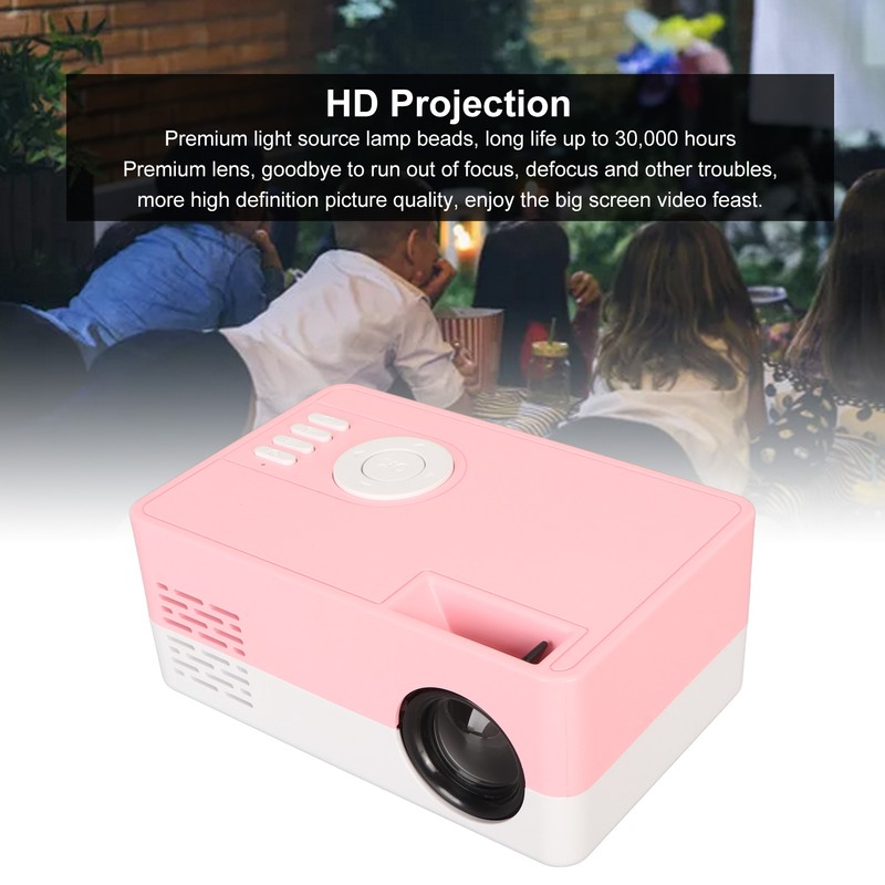 Mini LED Projector 25‑30 ANSI Lum Wireless WiFi HDR 16:9