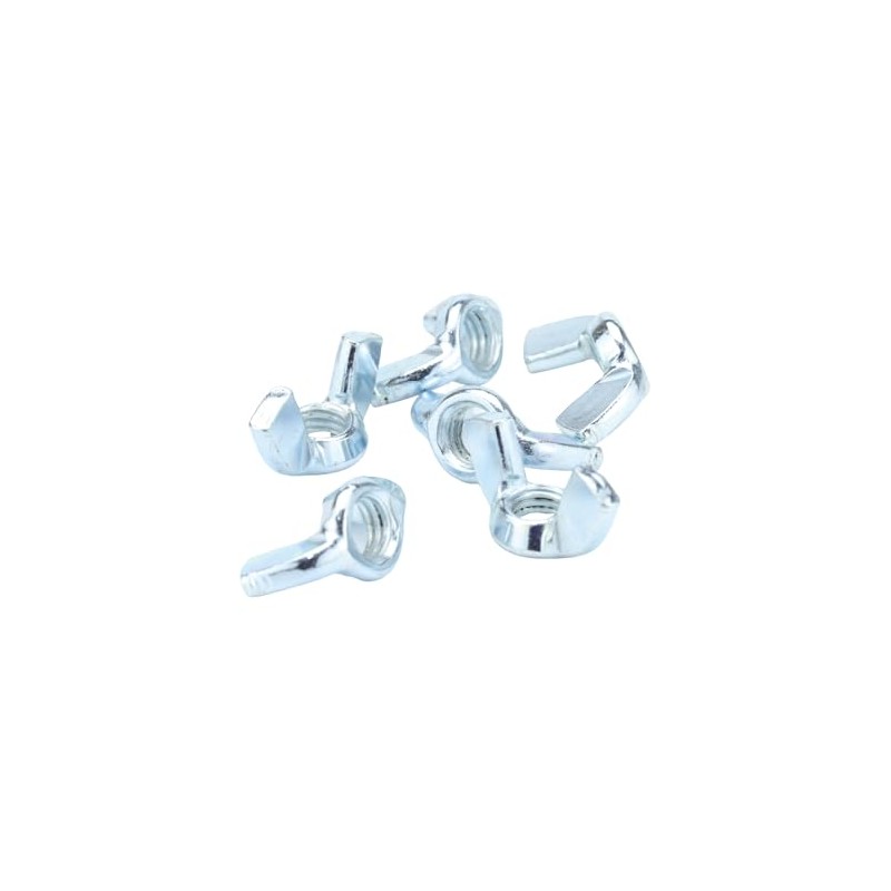 M4 (4mm) Wing Nut - BZP Steel (Pack of 20)