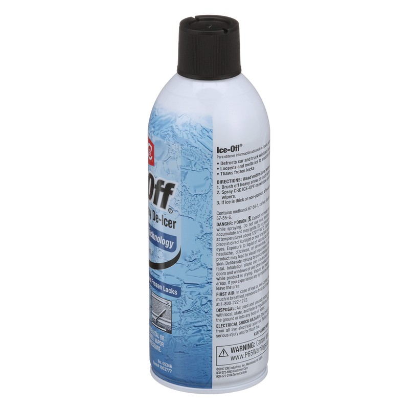 CRC Ice-Off Windshield Spray De-Icer, 12 Wt Oz, Pack of