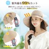 Candybay Women's UV Protection Hat, Wide Brim Hat, UPF 50+,