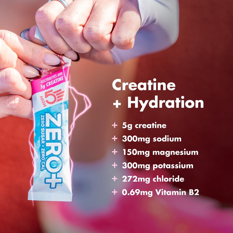 HIGH5 Zero+ Creatine & Electrolytes Hydration Sachets - Sugar Free