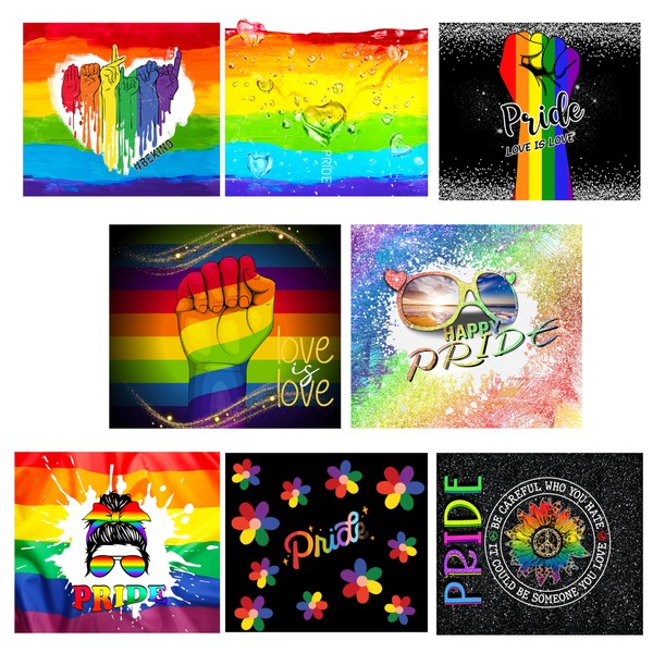 Pride 20oz Tumbler Sublimation Prints Bundle-Ready to Press