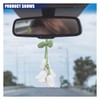 Car Mirror Hanging Accessories, Cute Crochet Suzuran Car Rearview Mirror