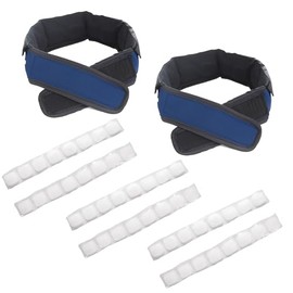 FlexiFreeze Cooling Collar - Neck Cooling Ice Wrap for People 2 Pack (Blue/Blue)