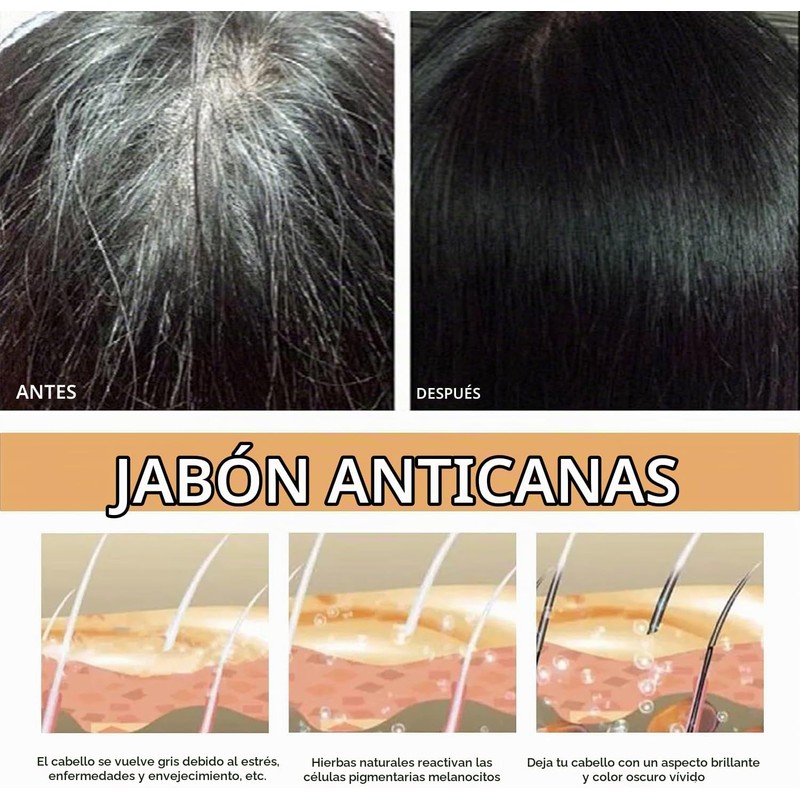 Champú Con Jengibre Para El Crecimiento Del Cabello
