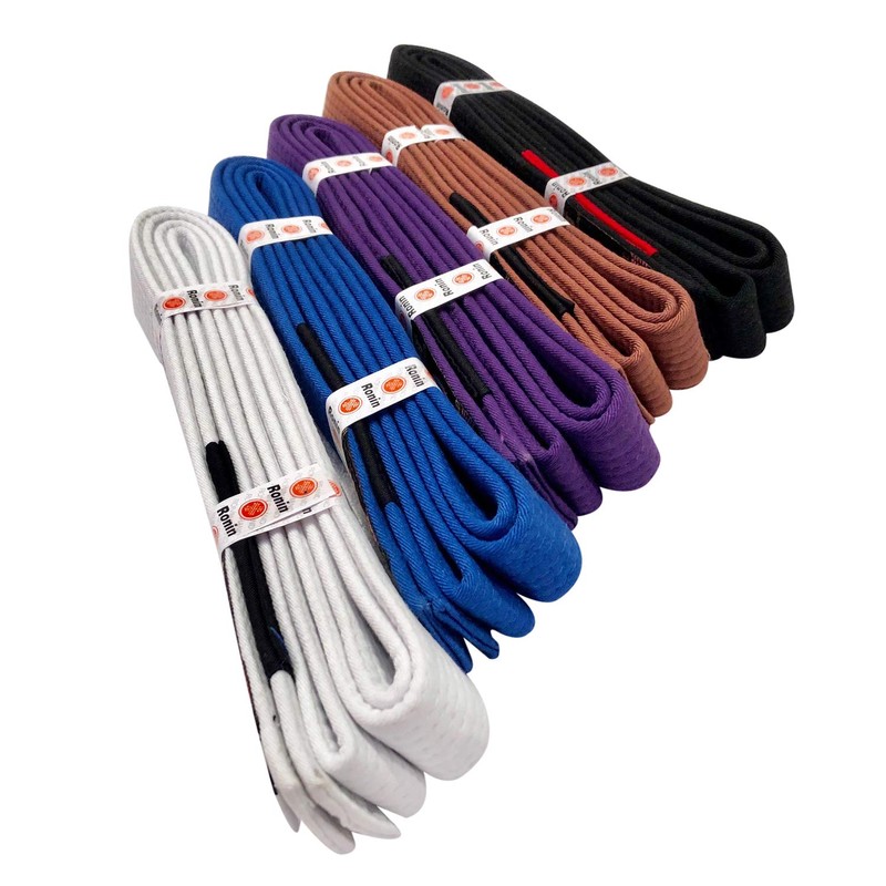Ronin Brand BJJ Cinturón para entrenamiento de artes marciales de
