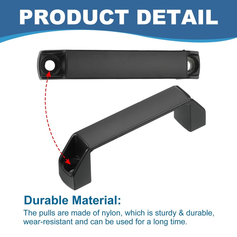 PATIKIL Aluminum Alloy Pull Handles 120mm Hole Centers, 2 Pcs