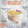 MasterChef Food Dehydrator w 5 Trays and Digital Temperature Controls-Dehydrating