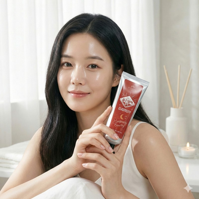 Ginseng Rose elasticity sleeping pack, sleeping pack, mask pack, wrinkles
