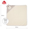 Fehn 397086 BabyLove Hooded Bath Towel – Cotton Bath Poncho