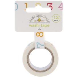 Doodlebug Washi Tape 5/8 in. x 12 yd. Tally