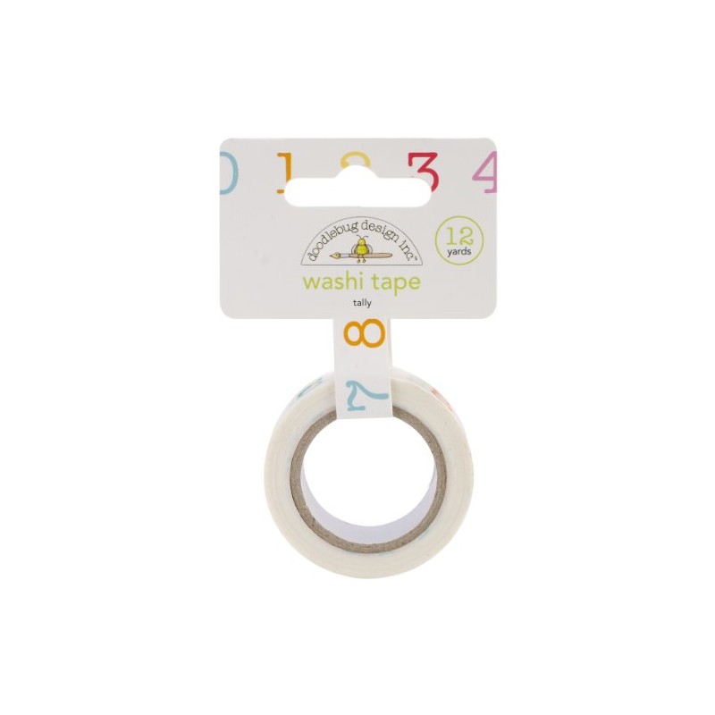 Doodlebug Washi Tape 5/8 in. x 12 yd. Tally
