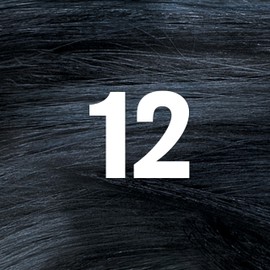 Revlon ColorSilk with Bond Repair Complex, Black Permanent Hair Color, 100% Gray Coverage, Ammonia Free Hair Dye, Vegan Keratin, 12 Natural Blue Black (Pack of 3)