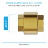 Bächlein Universal Non-Return Valve - Brass Non-Return Valve with G3/4