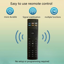 GHUST XRT136 Replacement Remote Control Universal for VIZIO Smart TV E75-E1 E75-E3 E80-E3 M50-E1 M55-E0 M556-G4 M557-G0 M65-E0 M656-G4 M657-G0 M70-E3 M706-G3 M75-E1 P55-E1 P65-E1 P75-E1 V505G9