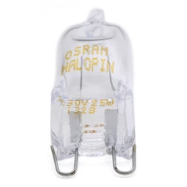 Osram Osram Halopin Backofen-Lampe (230 V, 25 W, G9 Halogen, Stiftform, fr Bosch, Neff, Siemens, Delonghi, Ocean, Fagor, fr ?fen und Mikrowellen, geeignet fr hohe Temperaturen)