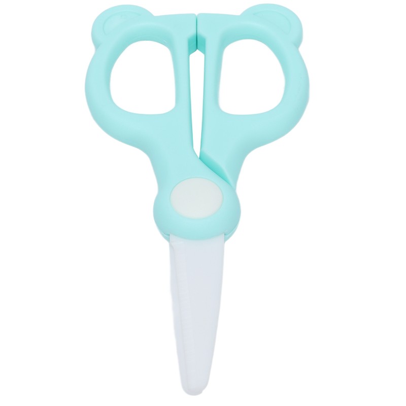 Baby Food Ceramic Scissors Infant Feeding Aid Scissors Portable for